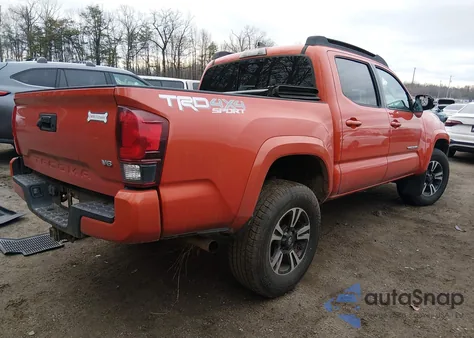 2018 Toyota Tacoma Trd Sport z USA, uszkodzony, nr VIN 5TFCZ5AN2JX136889